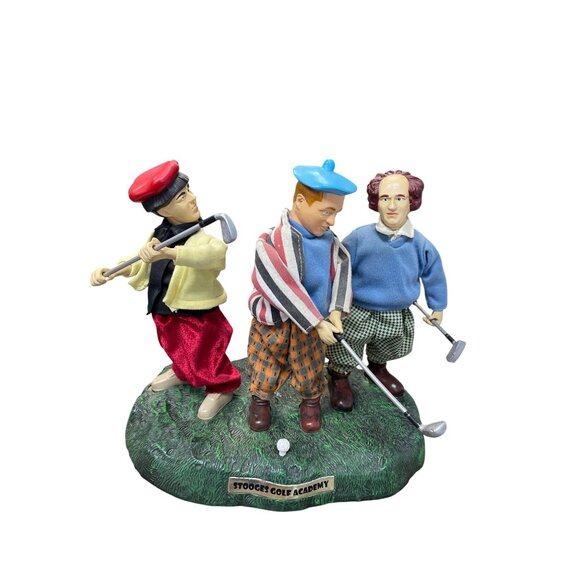 Three stooges Other - Three Stooges Golf Academy Figurine Collectible electronic statutes SKU 9311-R1S
